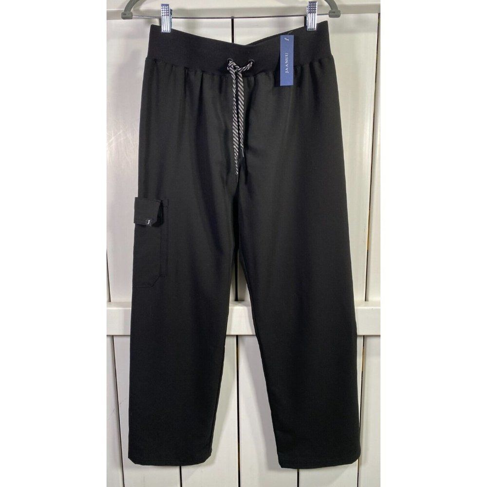 New With Tags - Women's Jaanuu Pant Cargo Scrubs - Black - Size  Small Petite